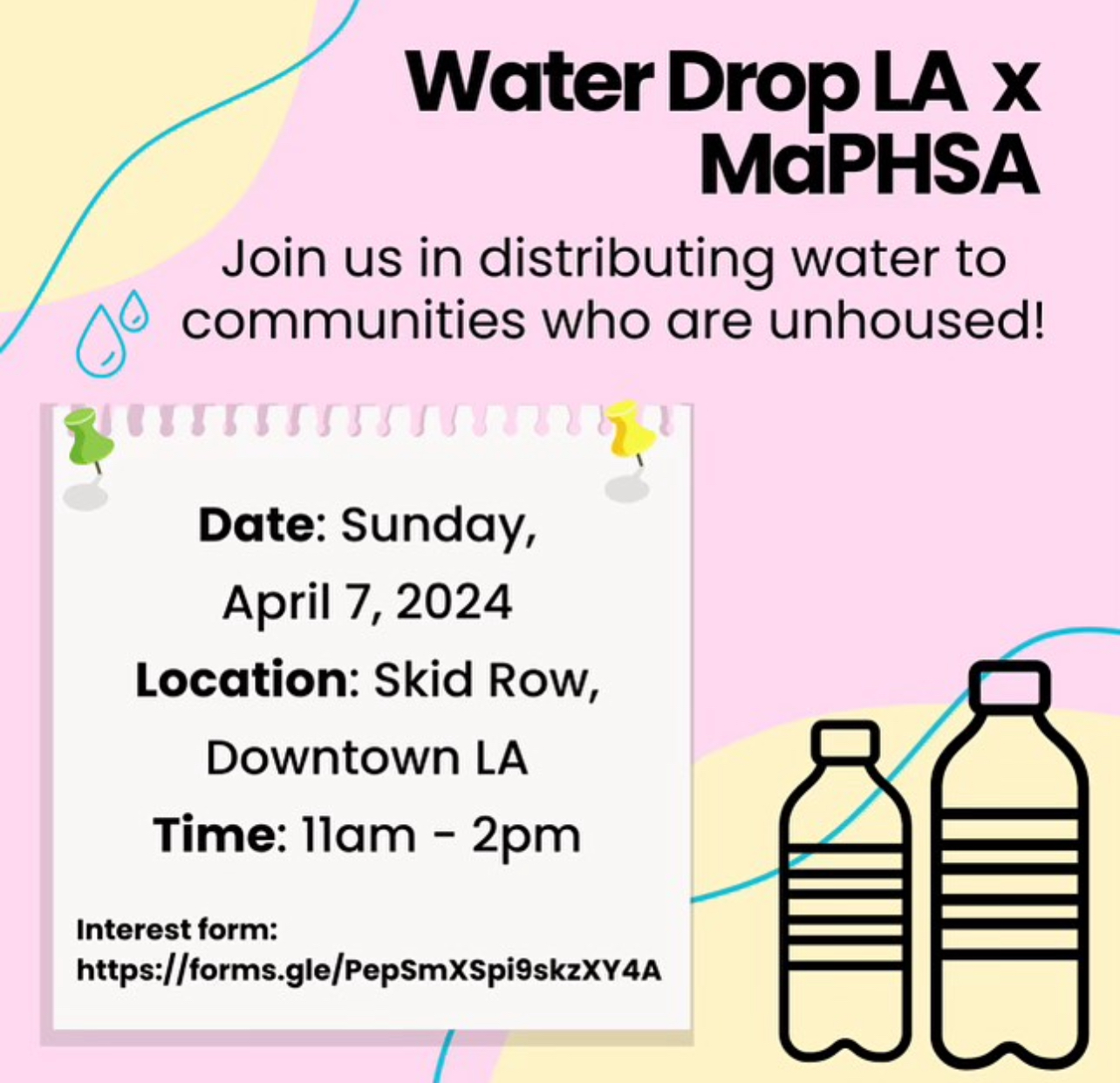 Water Drop LA x MaPHSA